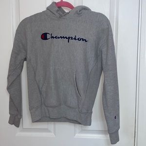 A champion grey sweater